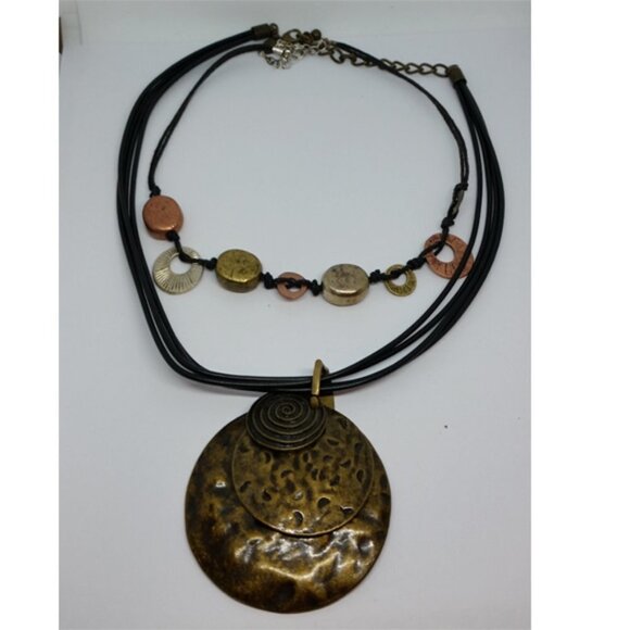 Curated bundle 2 rustic boho style necklaces Premier Designs Etc - Picture 2 of 4